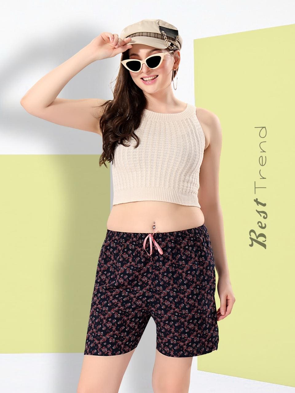 Premium Rayon Printed Women's Shorts For Casual Comfort