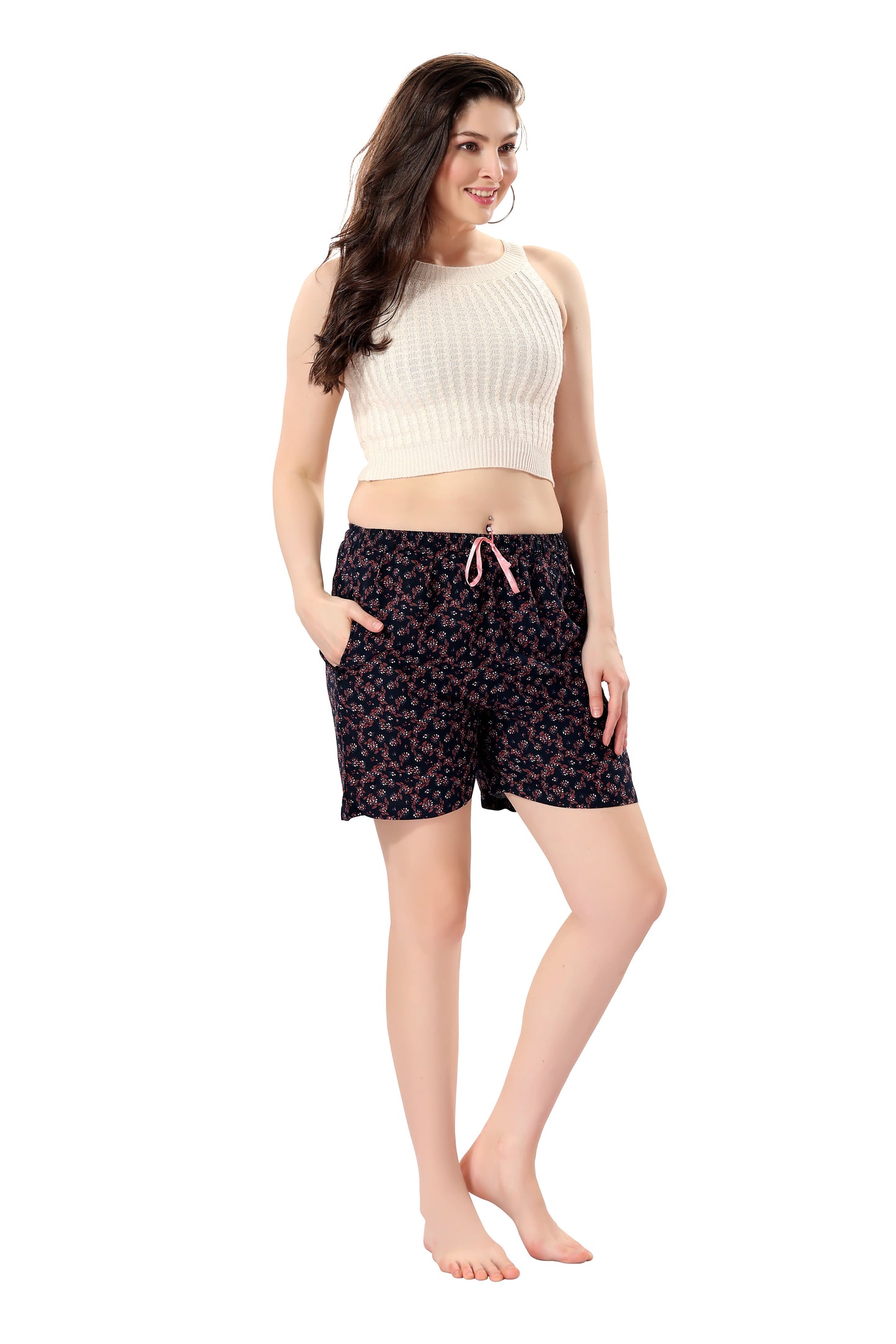 Premium Rayon Printed Women's Shorts For Casual Comfort