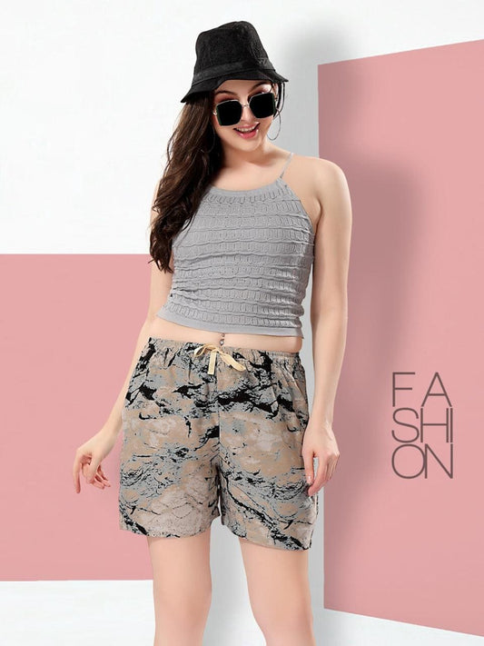 Premium Rayon Printed Women's Shorts For Casual Comfort