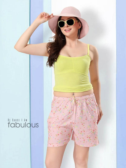 Women's Rayon Shorts With Trendy All-Over Prints