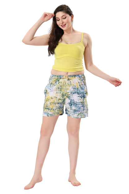 Women's Rayon Shorts With Trendy All-Over Prints