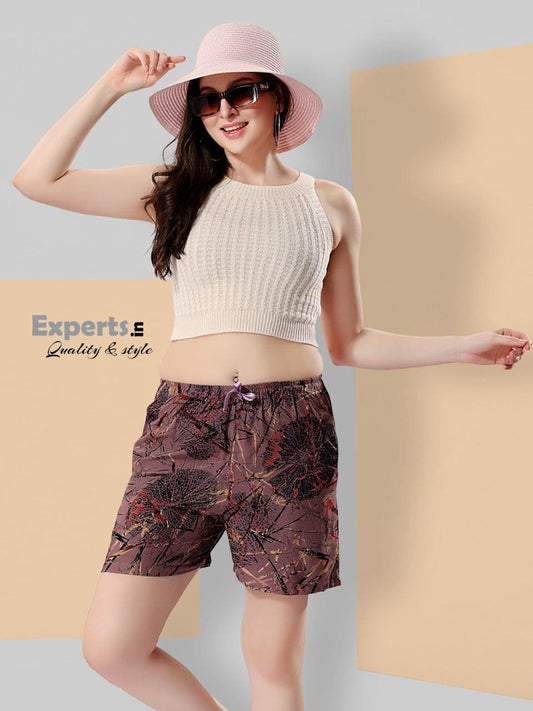 Women's Rayon Shorts With Trendy All-Over Prints