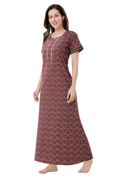 Women's Jaipuri Cotton Nighty