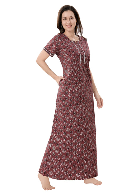 Women's Jaipuri Cotton Nighty