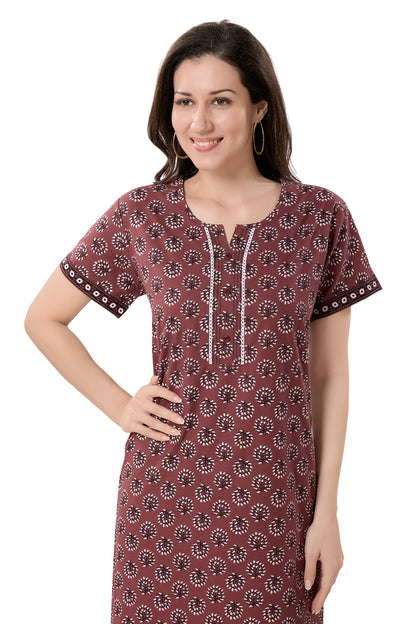 Women's Jaipuri Cotton Nighty
