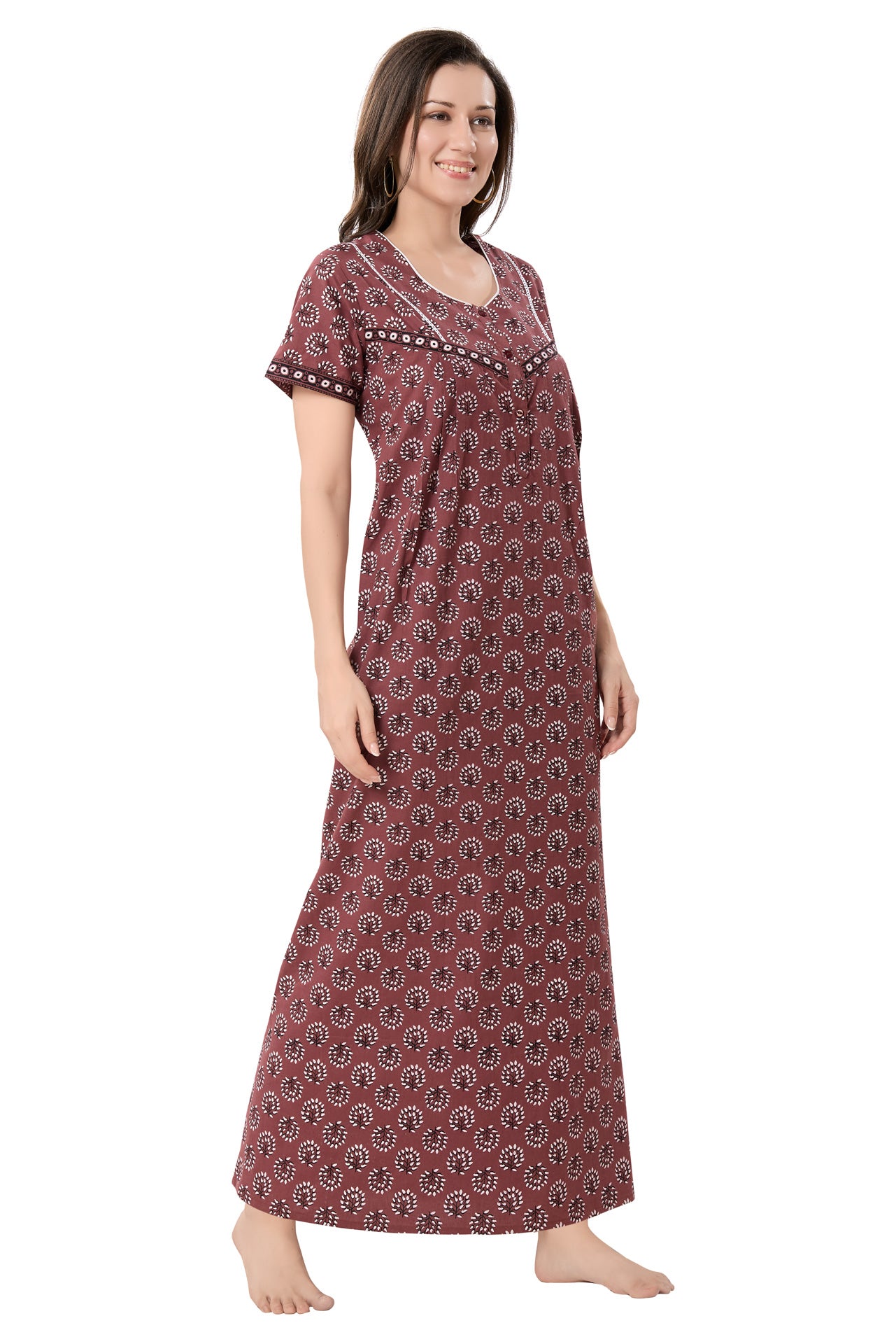 Women's Jaipuri Cotton Nighty