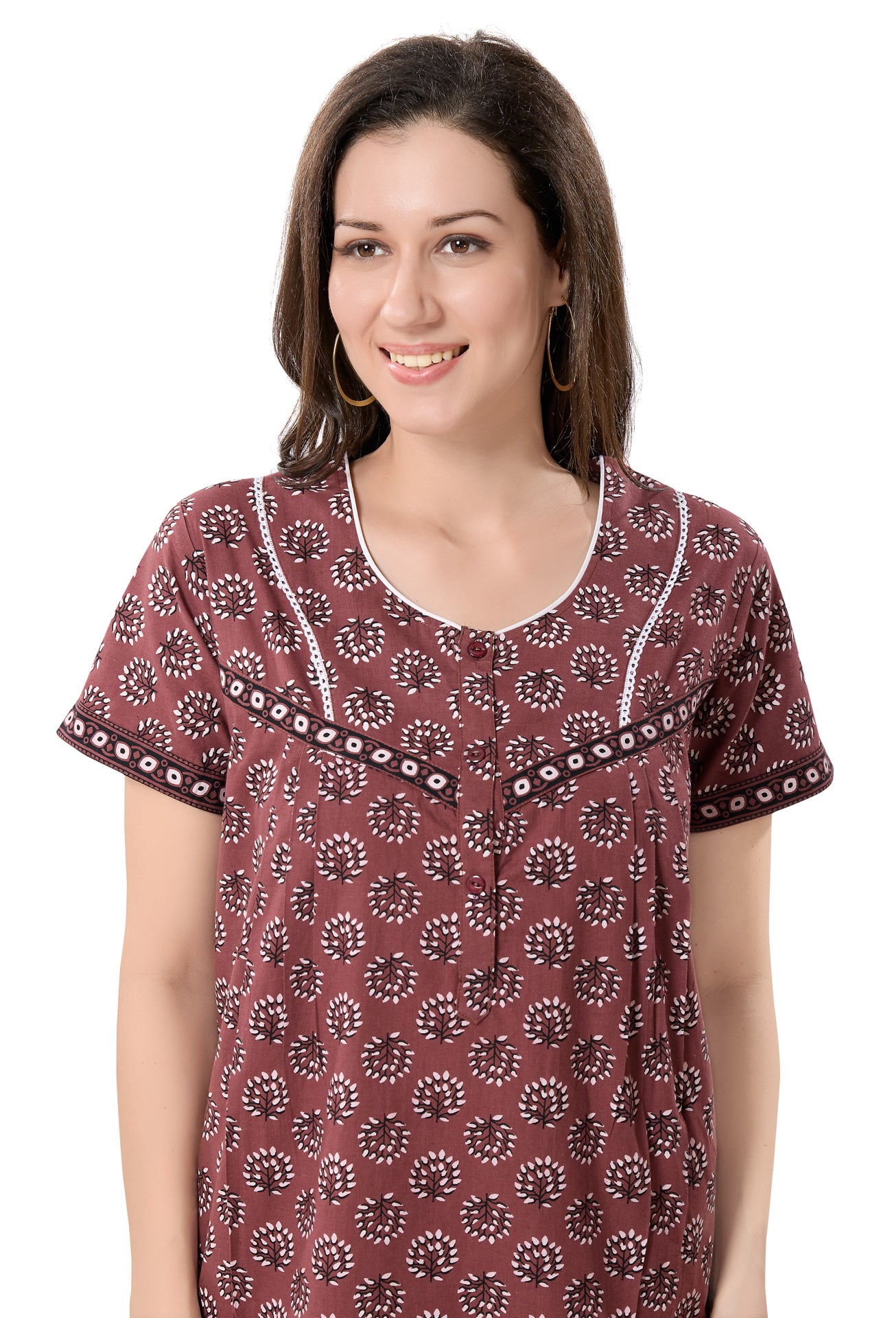 Women's Jaipuri Cotton Nighty