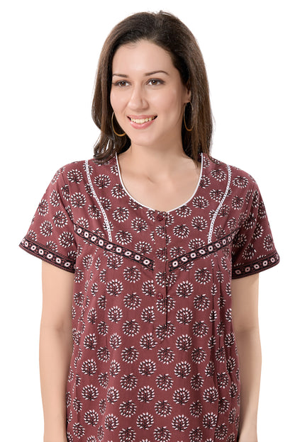 Women's Jaipuri Cotton Nighty
