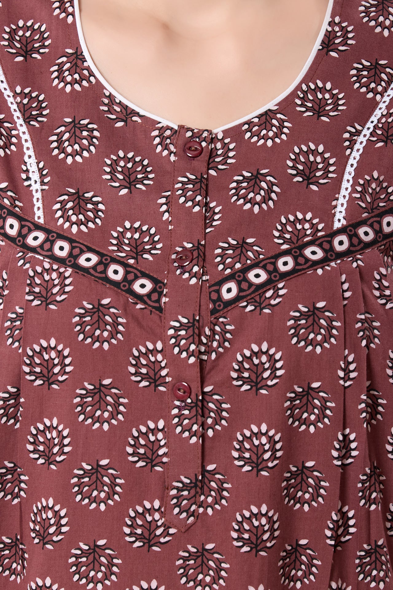 Women's Jaipuri Cotton Nighty