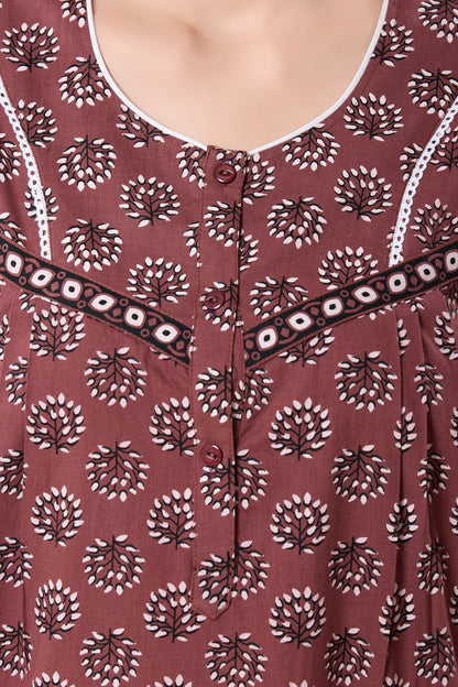 Women's Jaipuri Cotton Nighty